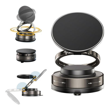 🔥 360° Adjustable Vacuum Magnetic Phone Holder
